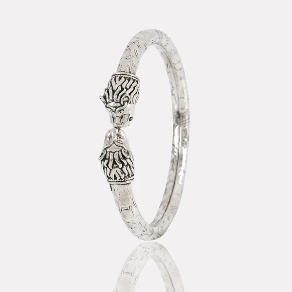 Oxidised_Tiger_Head_925_Silver_Bracelet