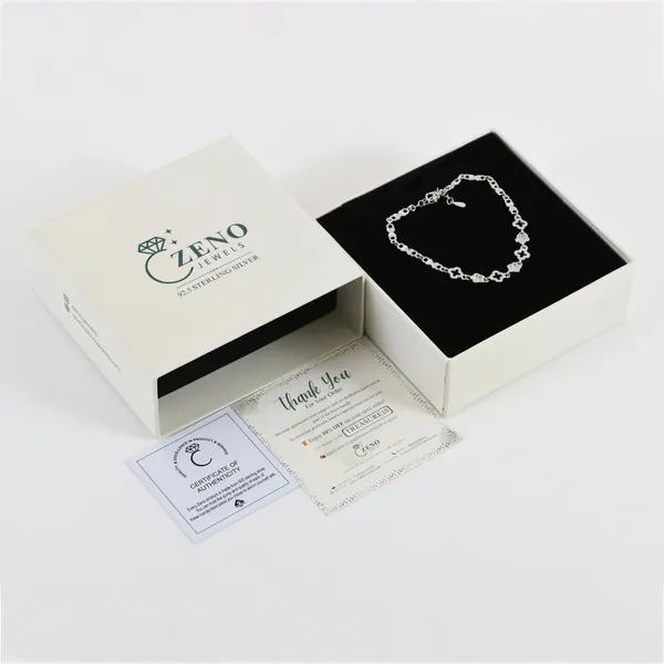 925_Sterling_Silver_Star_Charm_Bracelet