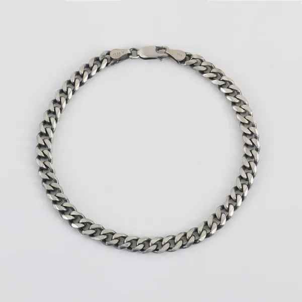 925_Sterling_Silver_Men_S_Oxidised_Italian_Link_Bracelet