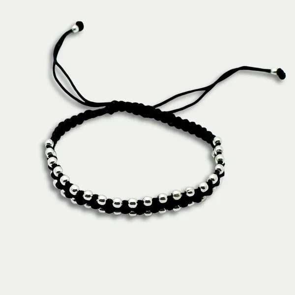 Nazariya_Black_Thread_Bracelet_With_925_Silver_Beads_Pack_Of_2_6_Gm_Adult