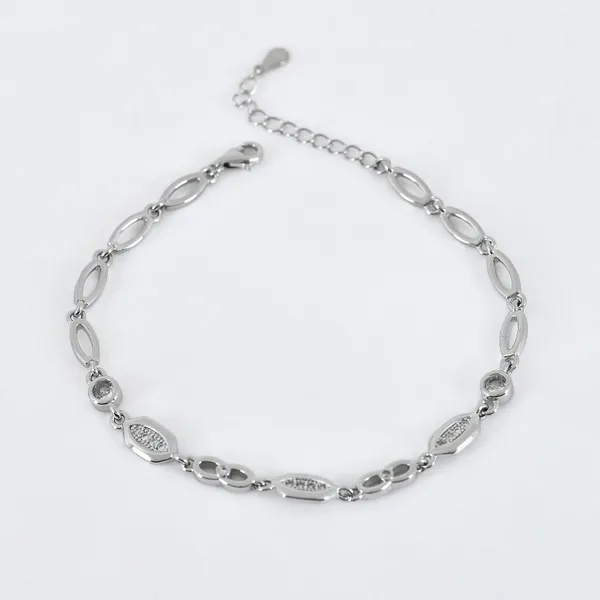 Halo_Link_Bracelet_In_925_Sterling_Silver_7_Gm