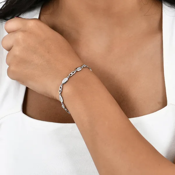 Halo_Link_Bracelet_In_925_Sterling_Silver_7_Gm