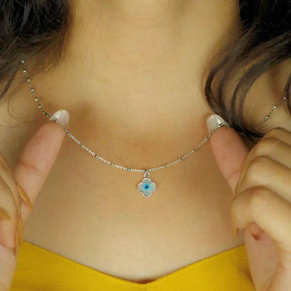 925_Silver_Protection_Jewelry_Combo_Evil_Eye_Clover_Necklace_Triple_Evil_Eye_Earrings