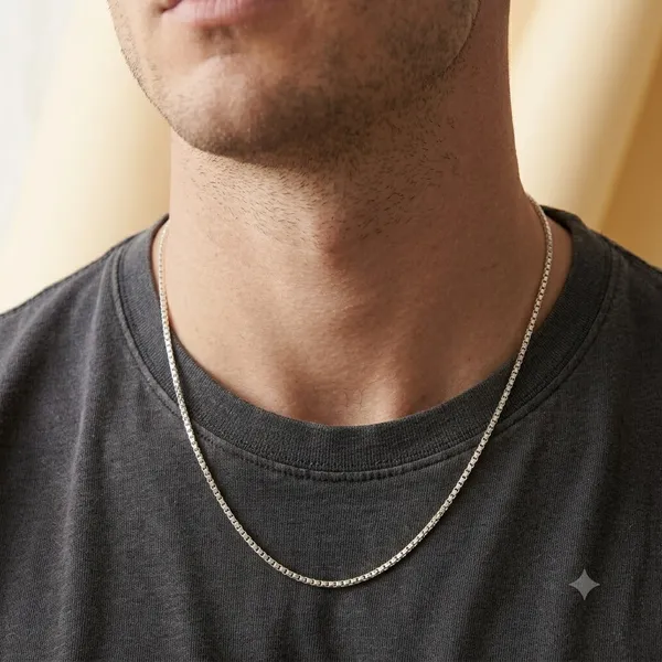 925_Silver_Box_Chain_For_Pendants_Sleek_Minimal_Design