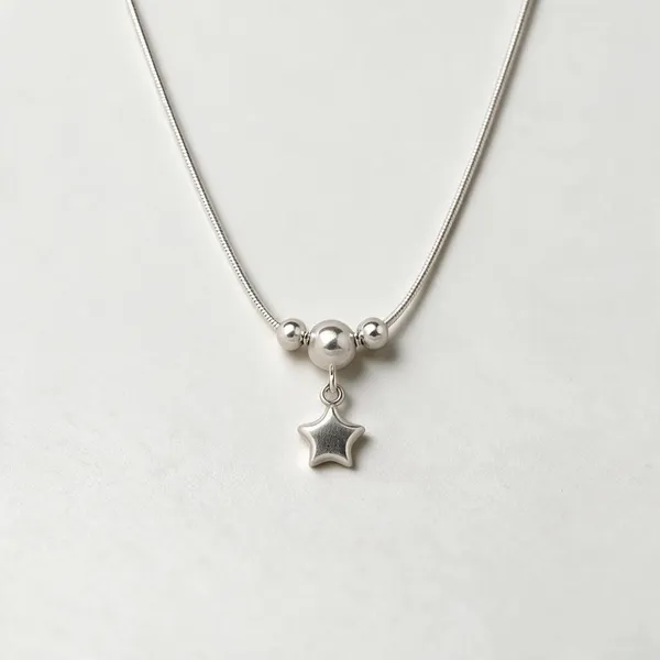 925_Sterling_Silver_Star_Charm_Necklace_A_Touch_Of_Elegance_For_Everyday_Charm