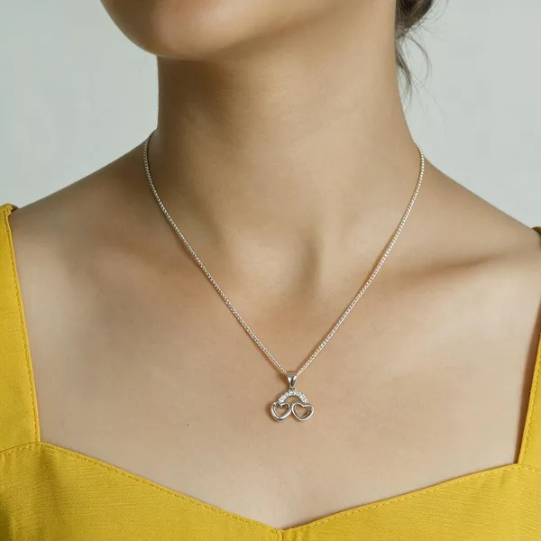 925_Silver_Twin_Heart_Pendant_With_Cz_Stones