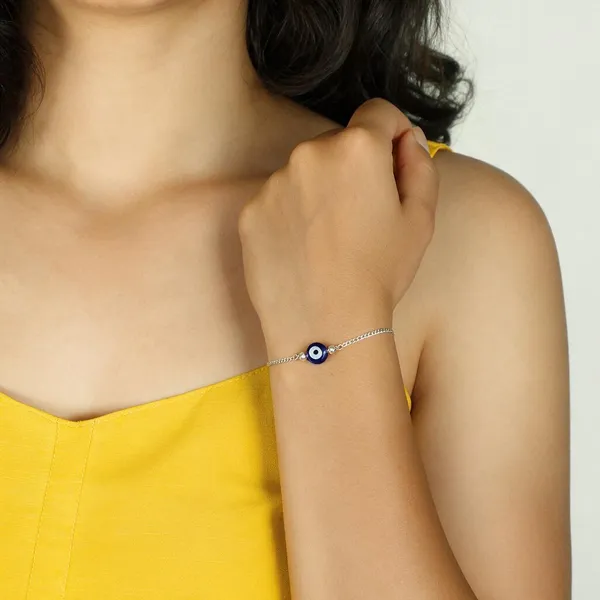 925_Silver_Evil_Eye_Protection_Bracelet_Minimal_Charm