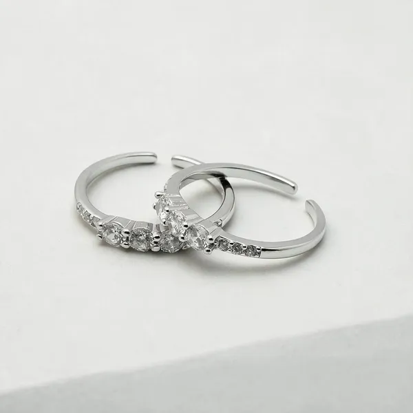 925_Silver_Adjustable_Zircon_Toe_Ring_Elegant_Sparkle_For_Your_Feet