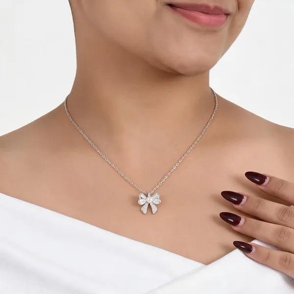 The_Bow_Sparkle_925_Silver_Necklace