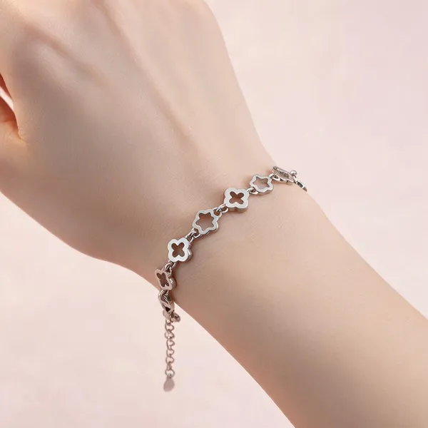 925_Sterling_Silver_Star_Charm_Bracelet
