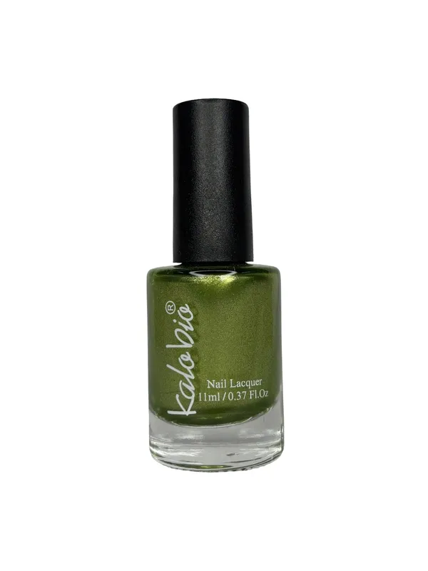 KALOBIO_ColorHalo_Metallic_Nail_Lacquer_|_Long-Lasting,_High_Shine,_Chip-Resistant_&_Quick_Dry_Finish_|_Venom_Green_KM6_|_11ml