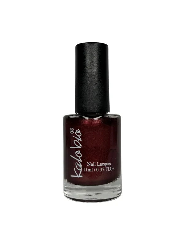 KALOBIO_ColorHalo_Metallic_Nail_Lacquer_|_Long-Lasting,_High_Shine,_Chip-Resistant_&_Quick_Dry_Finish_|_Mahogany_KM16_|_11ml