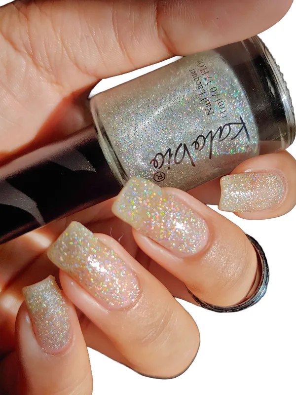 ColorHalo_Glitter_Nail_Lacquer_|_Intense_Sparkle,_Long-Lasting,_Chip-Resistant_&_Quick_Dry_Formula_|_Starlit_KSK03_|_11ml_-_Pack_of_2