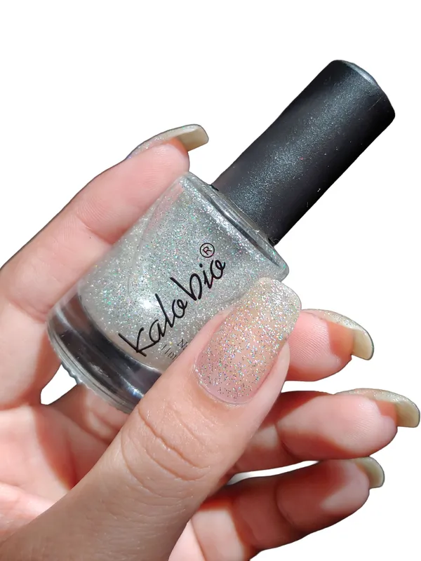 ColorHalo_Glitter_Nail_Lacquer_|_Intense_Sparkle,_Long-Lasting,_Chip-Resistant_&_Quick_Dry_Formula_|_Starlit_KSK03_|_11ml_-_Pack_of_2