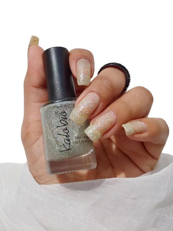 ColorHalo_Glitter_Nail_Lacquer_|_Intense_Sparkle,_Long-Lasting,_Chip-Resistant_&_Quick_Dry_Formula_|_Starlit_KSK03_|_11ml_-_Pack_of_2