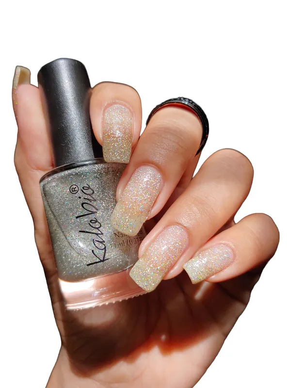 ColorHalo_Glitter_Nail_Lacquer_|_Intense_Sparkle,_Long-Lasting,_Chip-Resistant_&_Quick_Dry_Formula_|_Starlit_KSK03_|_11ml_-_Pack_of_2
