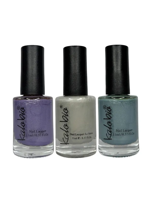 KALOBIO_Nail_Enamel_Polish_Trio_-_Jynx,_Jasmine_&_Seaglass_|_Shimmery_Nail_Polish_Set_|_Long-Lasting,_Quick-Dry