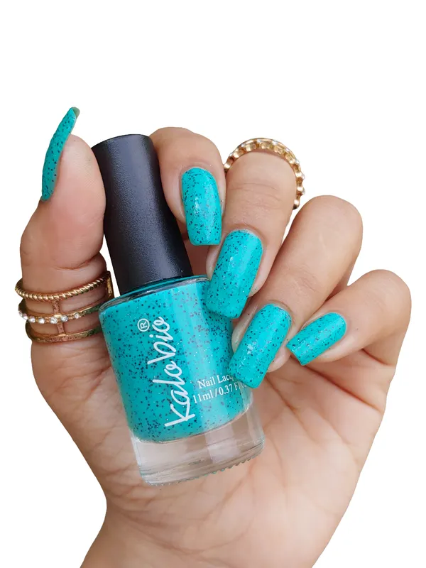 ColorHalo_Cookie_Crumble_Nail_Lacquer_|_Textured_Crumble_Effect,_Long-Lasting,_Chip-Resistant_&_Quick_Dry_|_Teal_KCC16_11ml_-_Pack_of_2