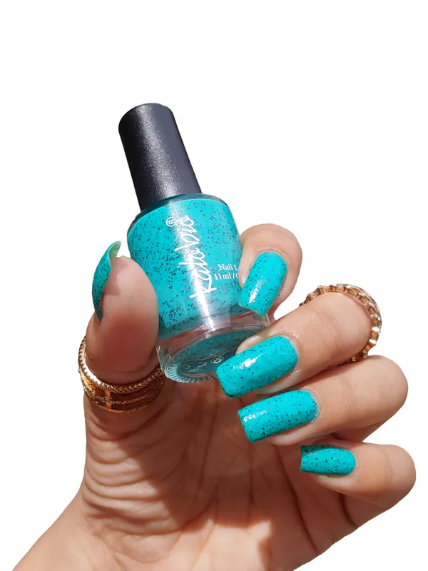 ColorHalo_Cookie_Crumble_Nail_Lacquer_|_Textured_Crumble_Effect,_Long-Lasting,_Chip-Resistant_&_Quick_Dry_|_Teal_KCC16_11ml_-_Pack_of_2