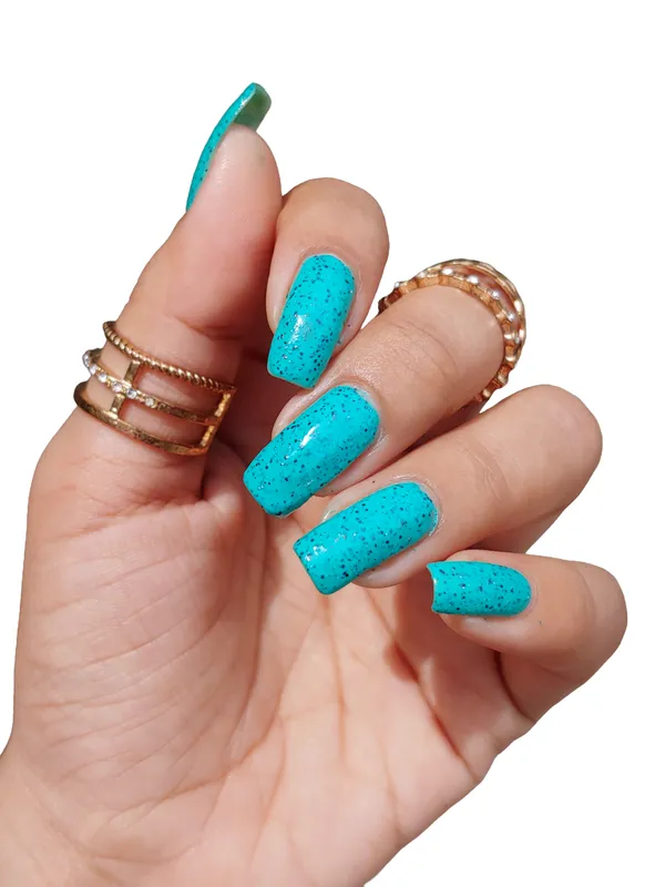 ColorHalo_Cookie_Crumble_Nail_Lacquer_|_Textured_Crumble_Effect,_Long-Lasting,_Chip-Resistant_&_Quick_Dry_|_Teal_KCC16_11ml_-_Pack_of_2
