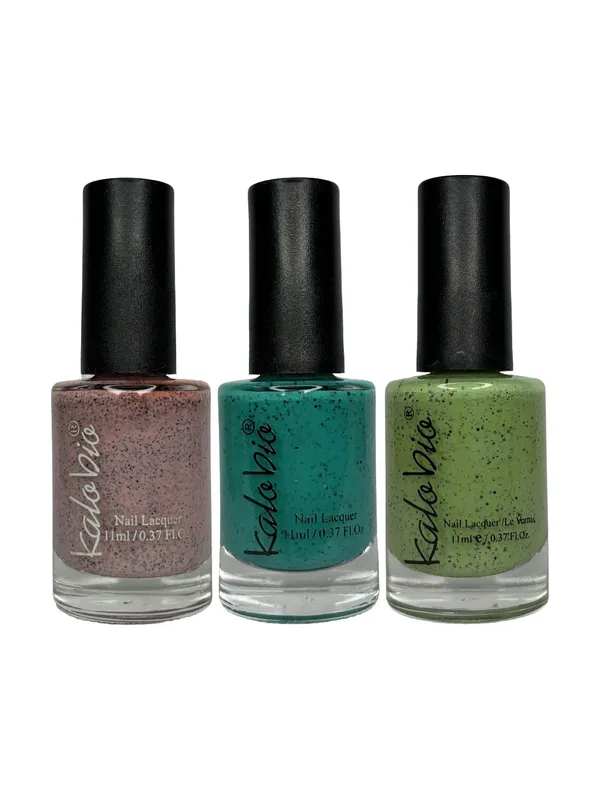 KALOBIO_Cookie_Crumble_Trio_–_Taffy,_Cerulean_&_Lime_Green_|_Speckled_Nail_Polish_Set_|_Long-Lasting,_Quick-Dry