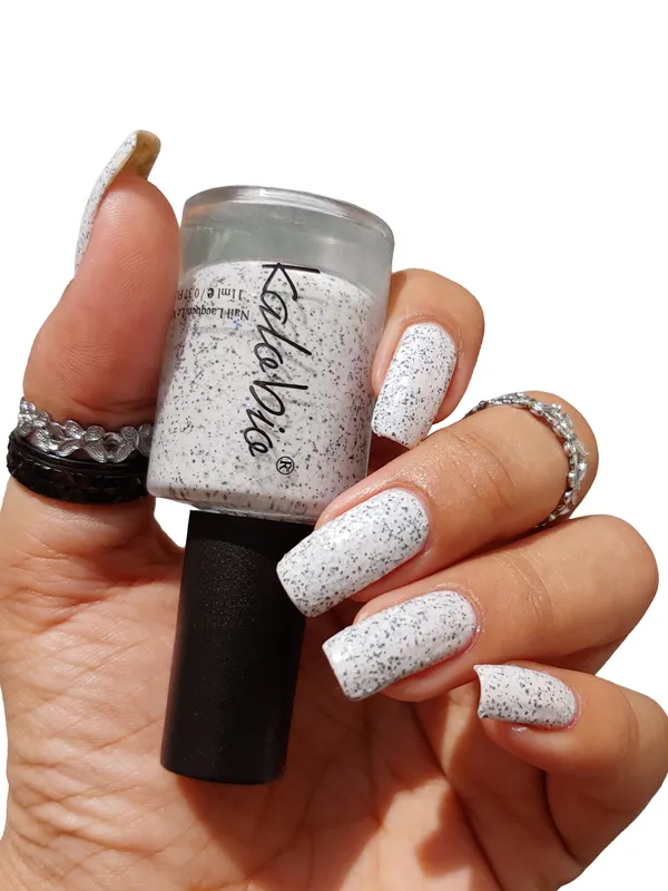 ColorHalo_Cookie_Crumble_Nail_Lacquer_|_Textured_Crumble_Effect,_Long-Lasting,_Chip-Resistant_&_Quick_Dry_|_Daisy_White_KCC07_11ml_-_Pack_of_2