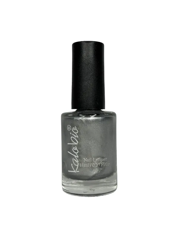 KALOBIO_ColorHalo_Metallic_Nail_Lacquer_|_Long-Lasting,_High_Shine,_Chip-Resistant_&_Quick_Dry_Finish_|_Silver_Chrome_KM18_|_11ml