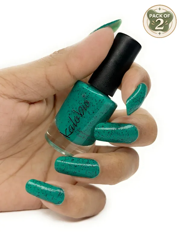 ColorHalo_Cookie_Crumble_Nail_Lacquer_|_Textured_Crumble_Effect,_Long-Lasting,_Chip-Resistant_&_Quick_Dry_|_Cerulean_KCC21_11ml_-_Pack_of_2