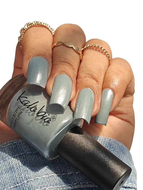 ColorHalo_Enamel_Nail_Lacquer_Polish_|_7-Day_Long_Wear_|_High_Shine,_Quick_Dry_&_Chip_Resistant_|_Vegan_Formula_|_Seaglass_KG09_|_11ml_-_Pack_of_2