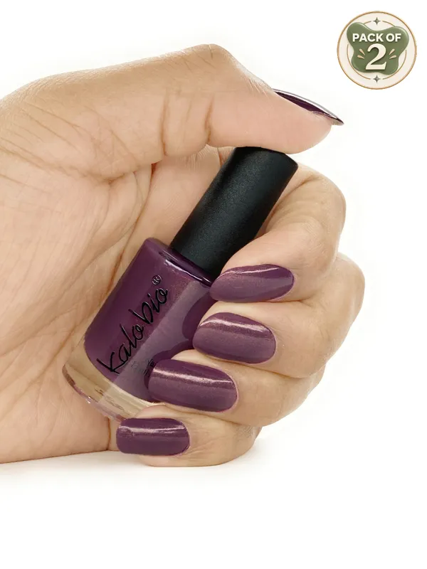 ColorHalo_Shimmery_Nail_Lacquer_|_Long-Lasting,_High_Shine,_Chip-Resistant_&_Quick_Dry_Finish_|_Magenta_KG03_|_11ml_-_Pack_of_2