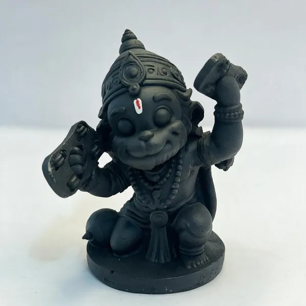 Black_Resin_Seated_Hanuman_Devotional_Idol