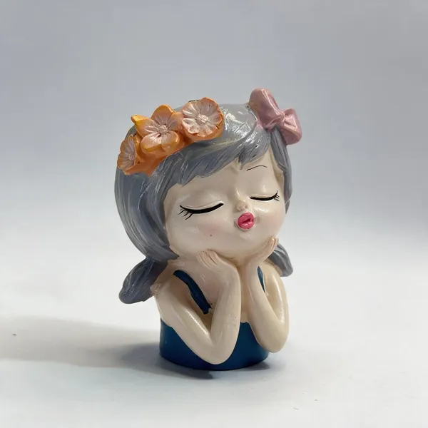 Blue_Resin_Seated_Girl_Decorative_Showpiece