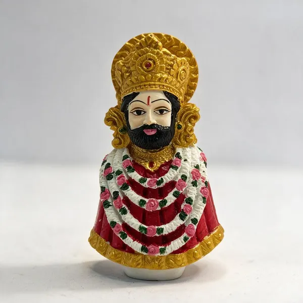 Multicolor_Resin_Khatu_Shyam_Painted_Religious_Idol