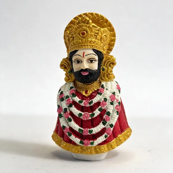Multicolor_Resin_Khatu_Shyam_Painted_Religious_Idol