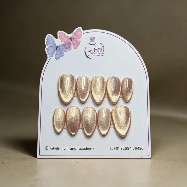 Gold_Glitter_Shimmer_Elongated_Oval_Press-On_Nail_Tips_Set