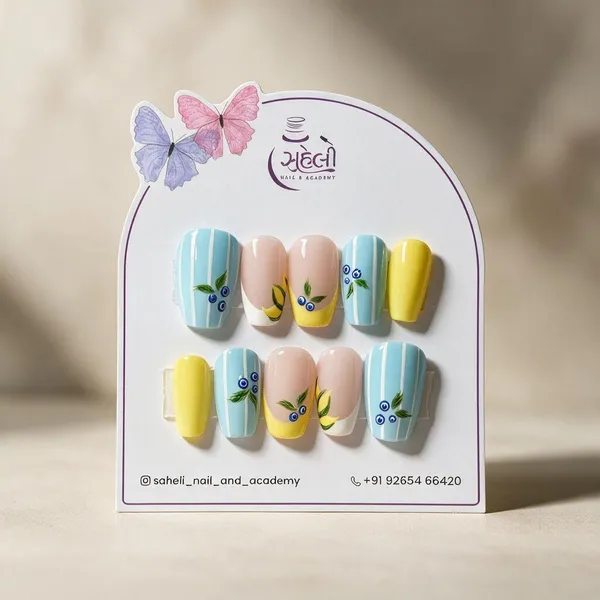 Pastel_Lemon_Floral_Blue_Nude_Press-On_Nail_Set