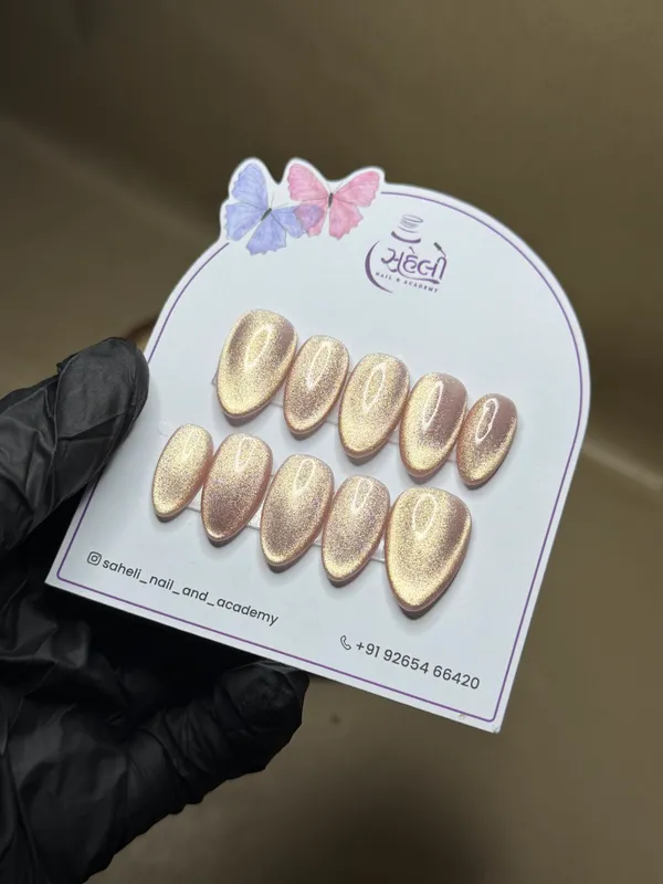 Gold_Glitter_Shimmer_Elongated_Oval_Press-On_Nail_Tips_Set