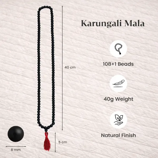 Black_Ebony_Wood_8Mm_Karungali_Mala_&_Bracelet_Set
