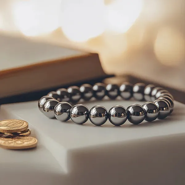 Silver_Hematite_Karz_Mukti_Healing_Bracelet_For_Unisex