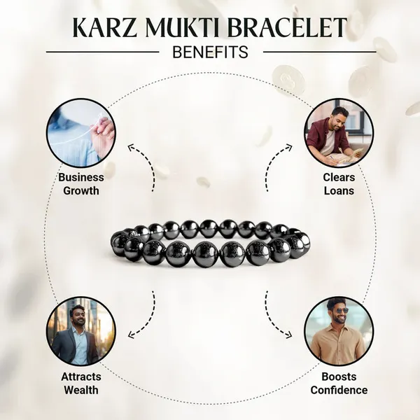 Silver_Hematite_Karz_Mukti_Healing_Bracelet_For_Unisex