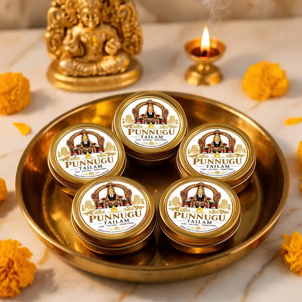 Punnugu_Tailam_Sandalwood_Kasturi_Fragrance_Paste_Pack_Of_5