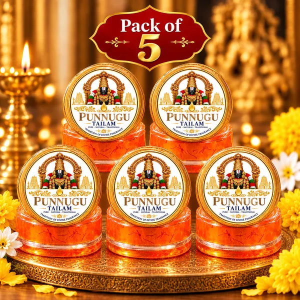 Punnugu_Tailam_Sandalwood_Kasturi_Fragrance_Paste_Pack_Of_5