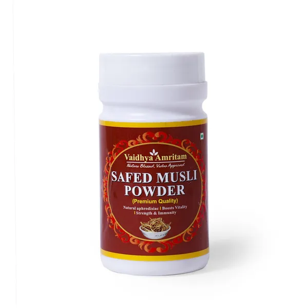 Vaidhya_Amitram_Safed_Musli_Ayurvedic_Herbal_Powder