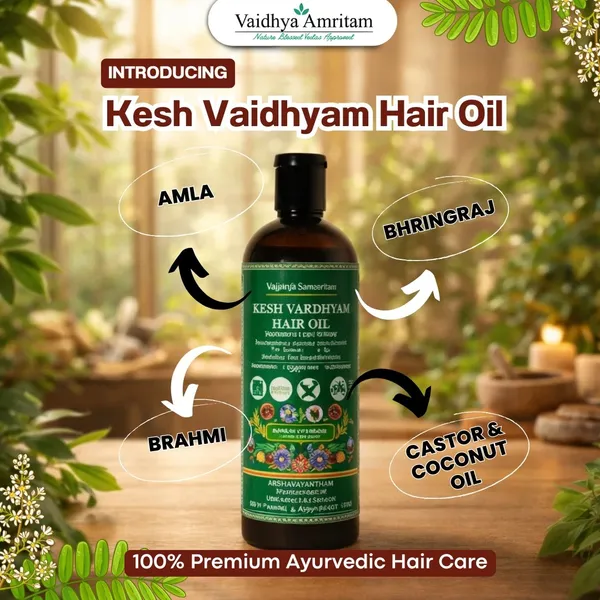 Kesh_Vaidhyam_Ayurvedic_Bhringraj_Almond_Hair_Oil