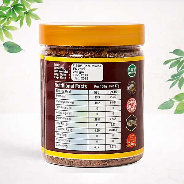 Vaidhya_Amitram_Raw_Flax_Seeds_Omega_3_Superfood_Pack_Of_2