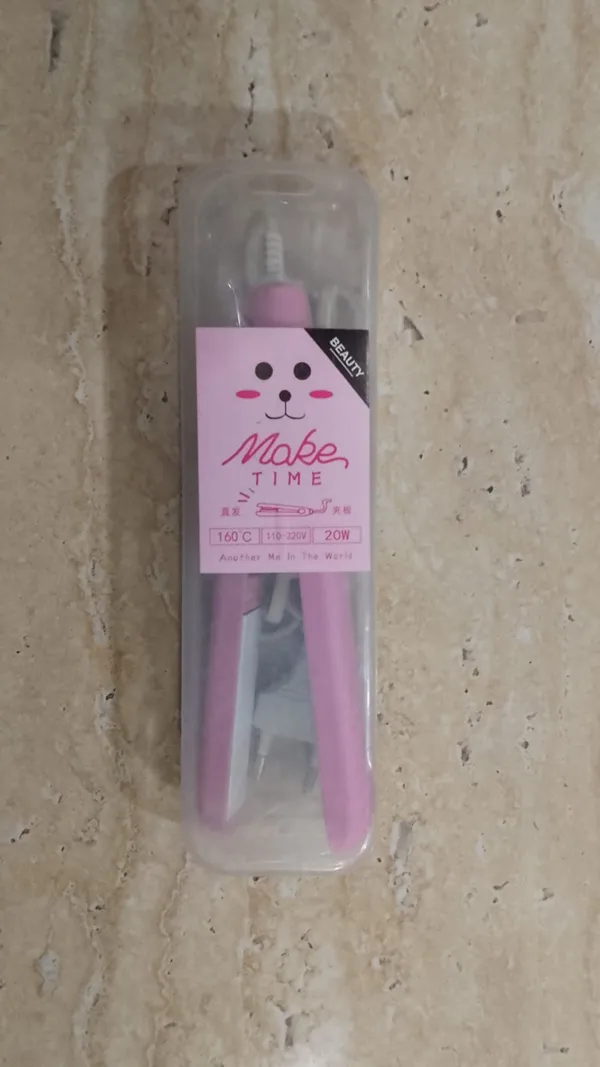 Beauty_Make_Time_Pink_Mini_Hair_Straightener