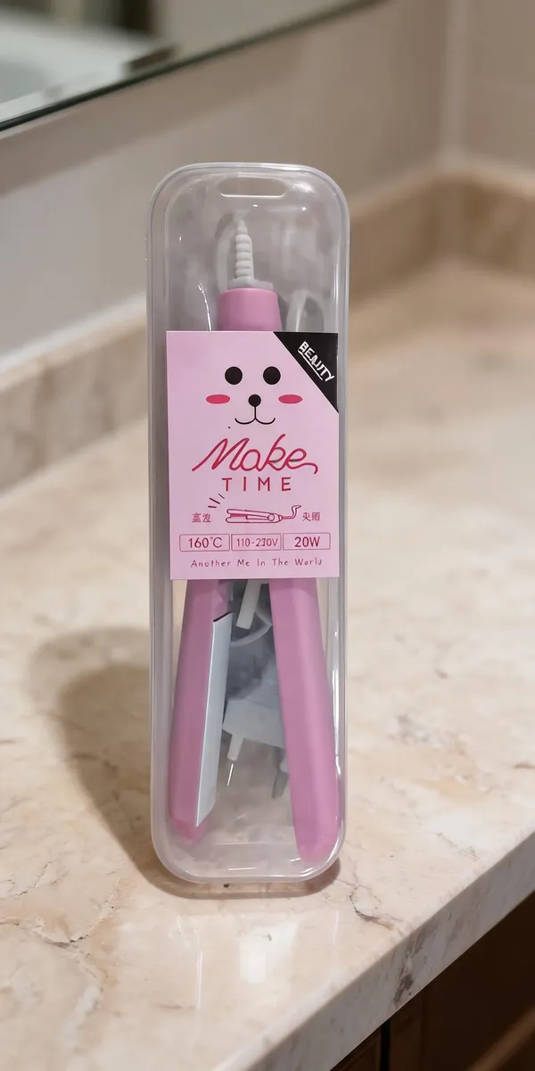 Beauty_Make_Time_Pink_Mini_Hair_Straightener