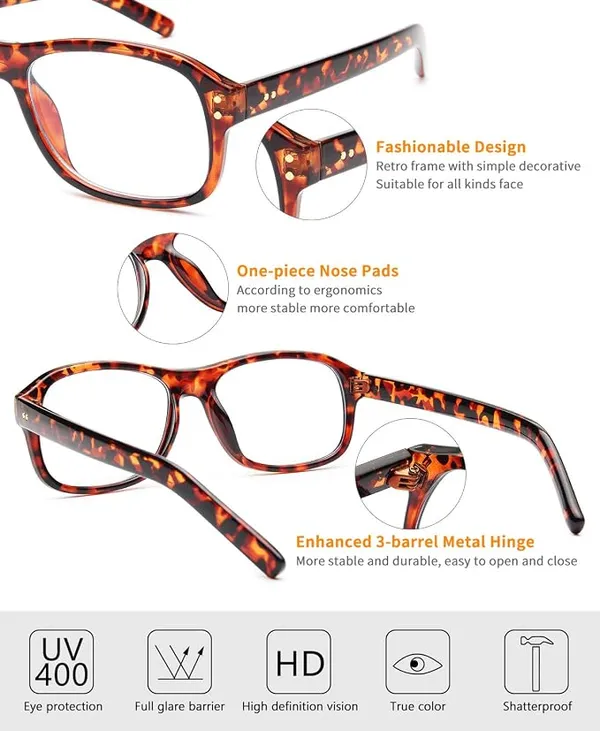 Brown_Tortoiseshell_Tr90_Rectangular_Smart_Tooth_Reading_Glasses_For_Unisex