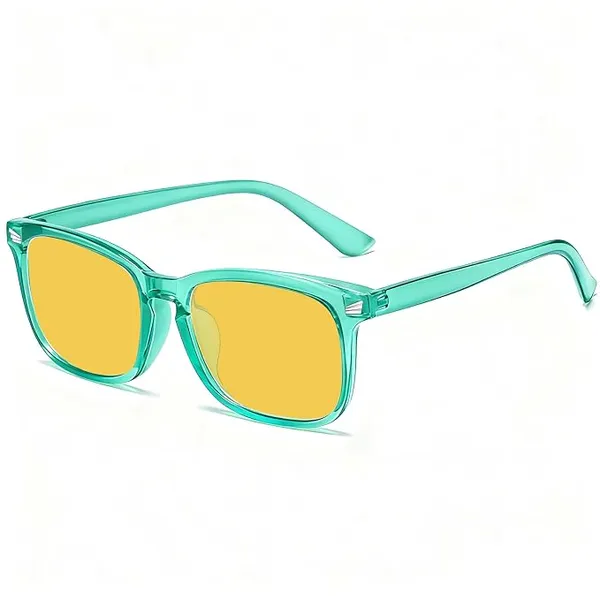 Multicolor_Tr90_Rectangular_Amber_Lens_Gaming_Computer_Glasses_For_Unisex