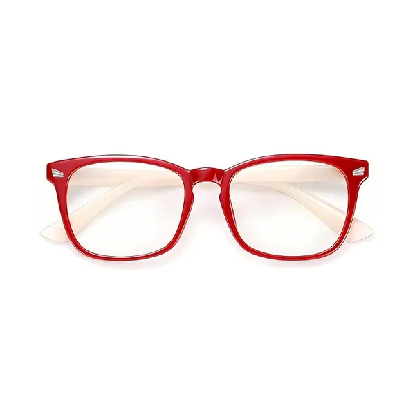 Red_Tr90_Rectangular_Light_Blocking_Glasses_For_Unisex